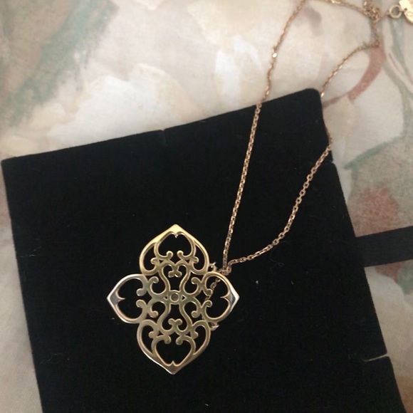 Parure Paris silver gold plated diamond necklace - Picture 4 of 5